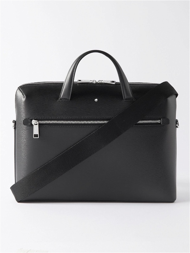 Photo: Montblanc - Meisterstück 4810 Textured-Leather Briefcase - Black