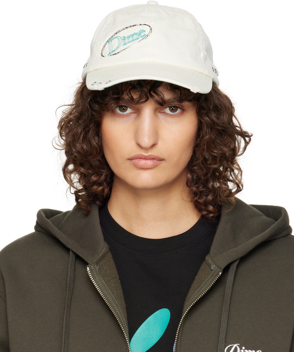 Dime White Classic Podium Low Pro Cap