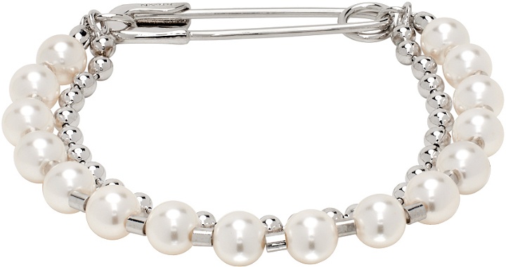 Photo: Numbering Silver & White #9909 Bracelet