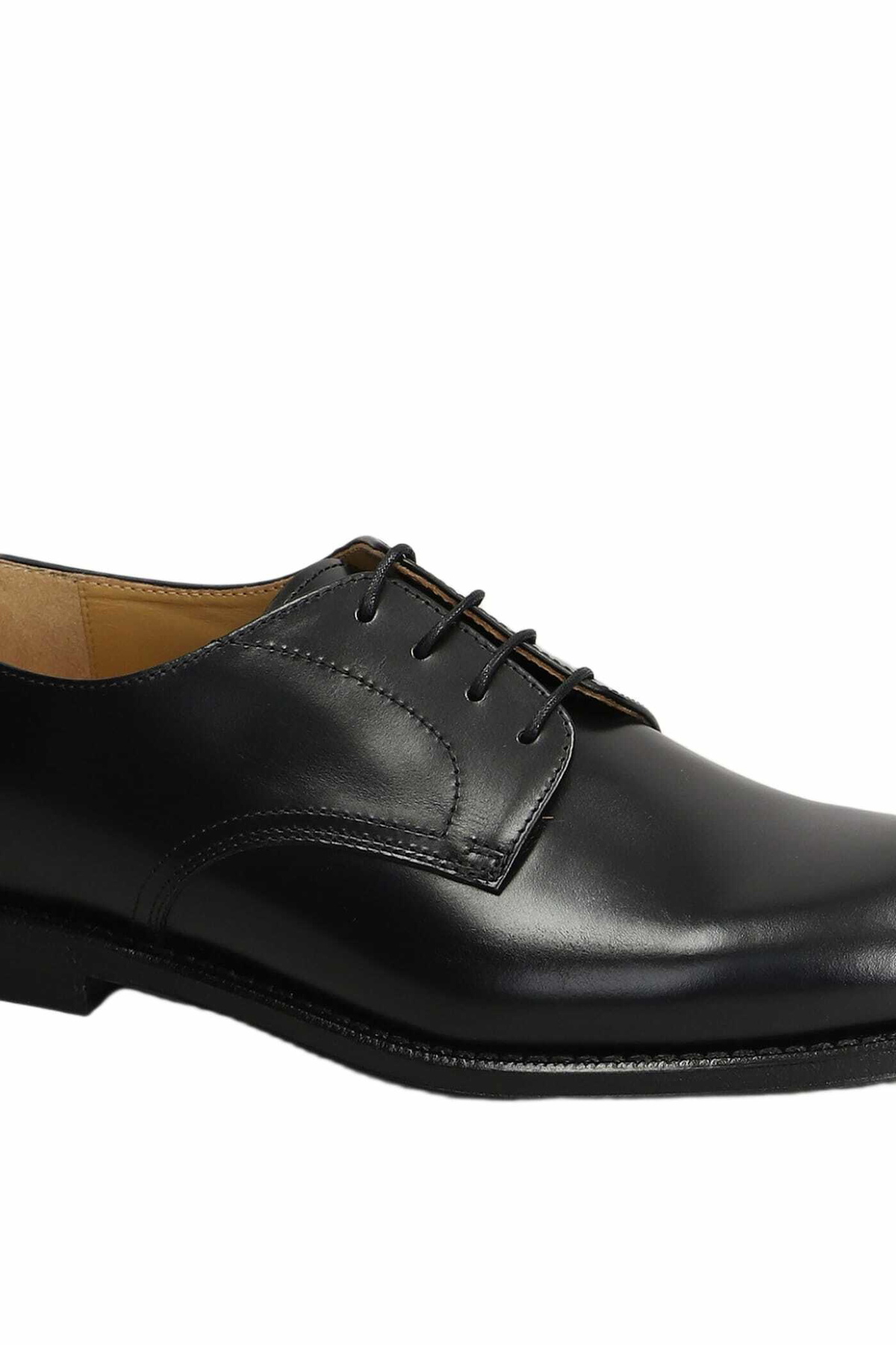 Henderson Baracco Lace Up Shoes In Black Leather