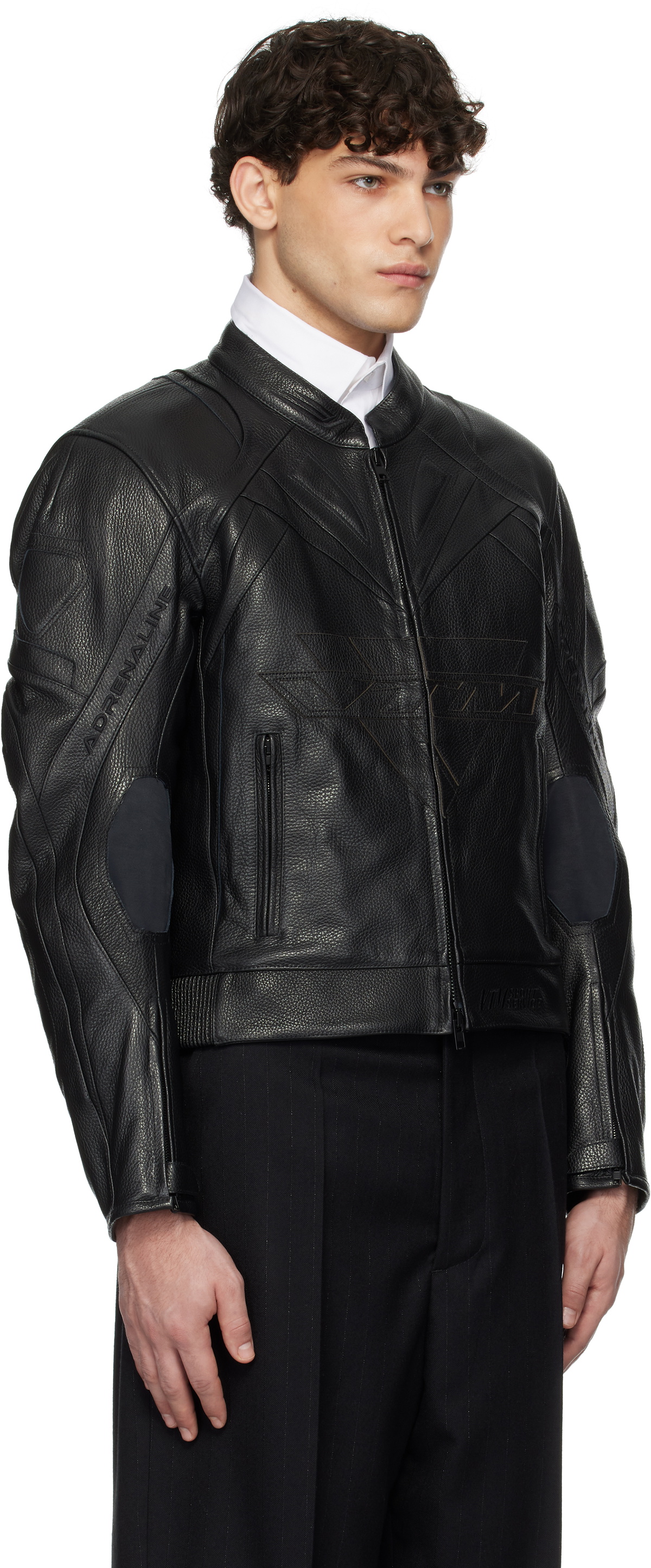 VETEMENTS Black Pro Racing Leather Jacket Vetements VETEMENTS Black Pro Racing Leather Jacket Vetements