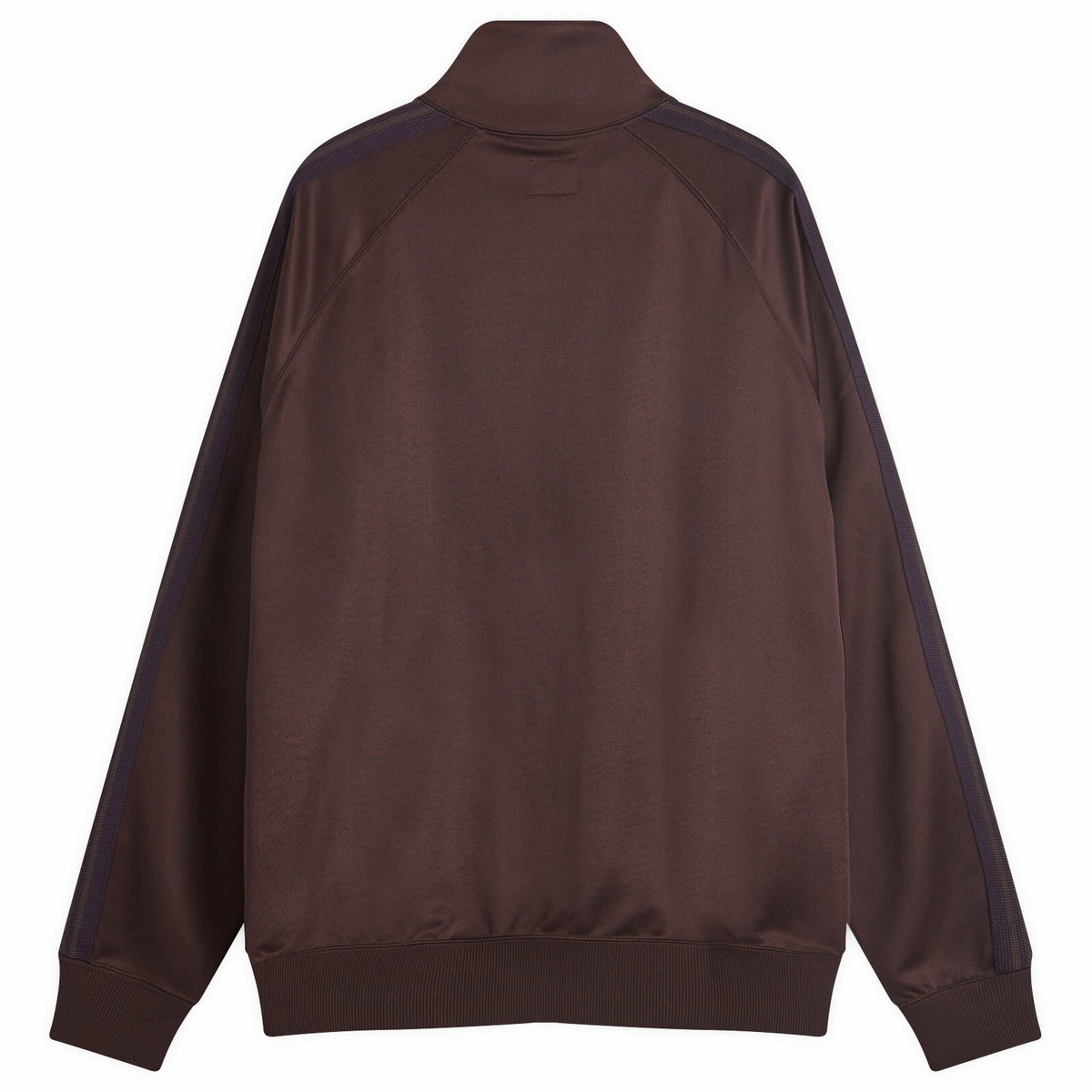 トップス Needles Track Jacket Poly Smooth BROWN Needles Poly Smooth Track Jacket in Dark Brown Needles