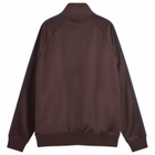 Needles Poly Smooth Track Jacket in Dark Brown