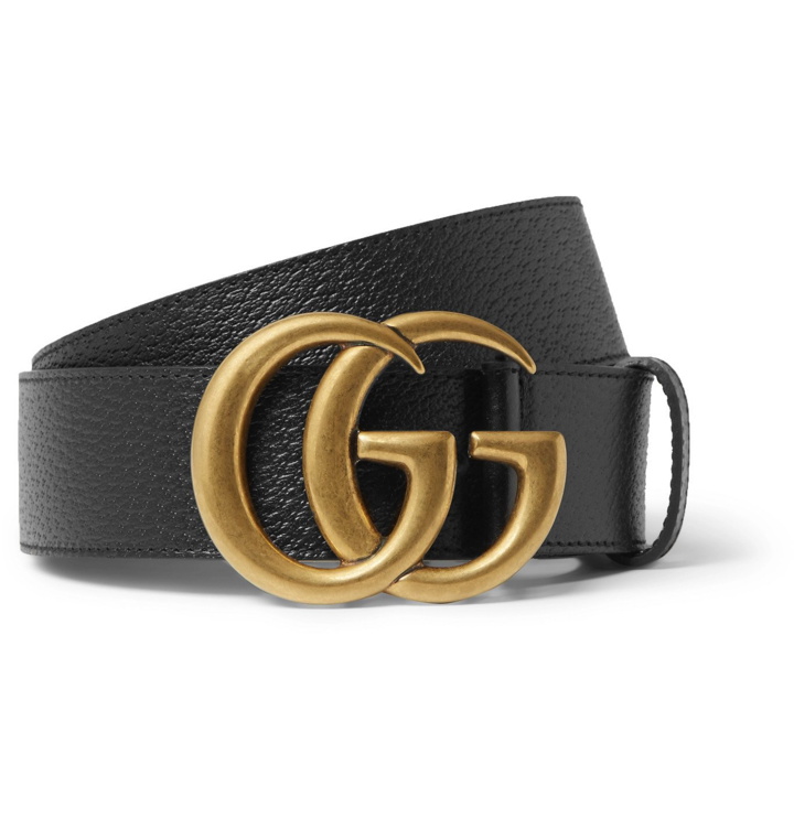 Photo: Gucci - 4cm Full-Grain Leather Belt - Black