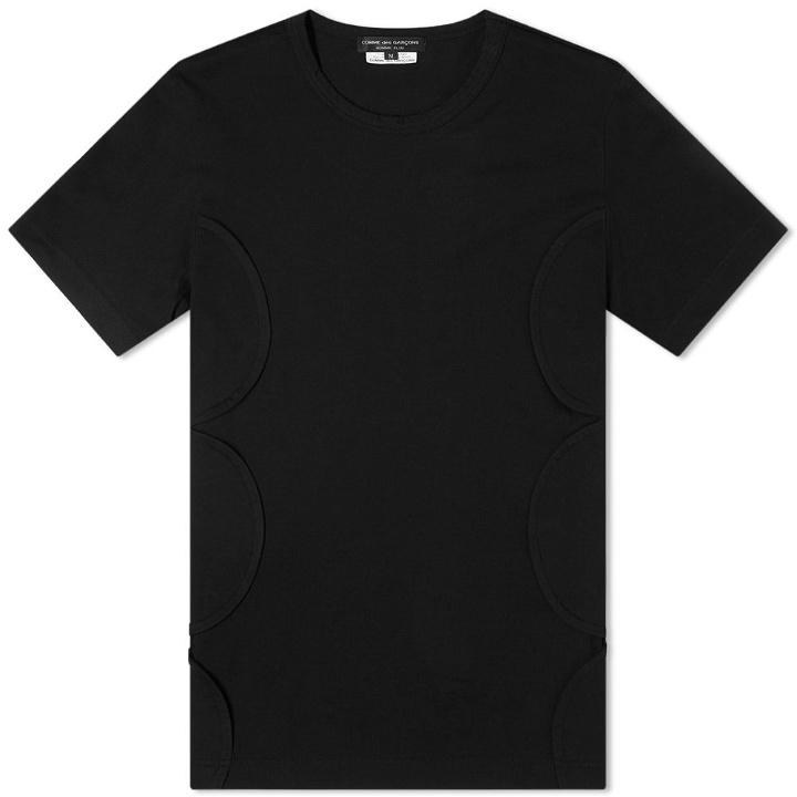 Photo: Comme des Garcons Homme Plus Polka Dot Side Panel Tee
