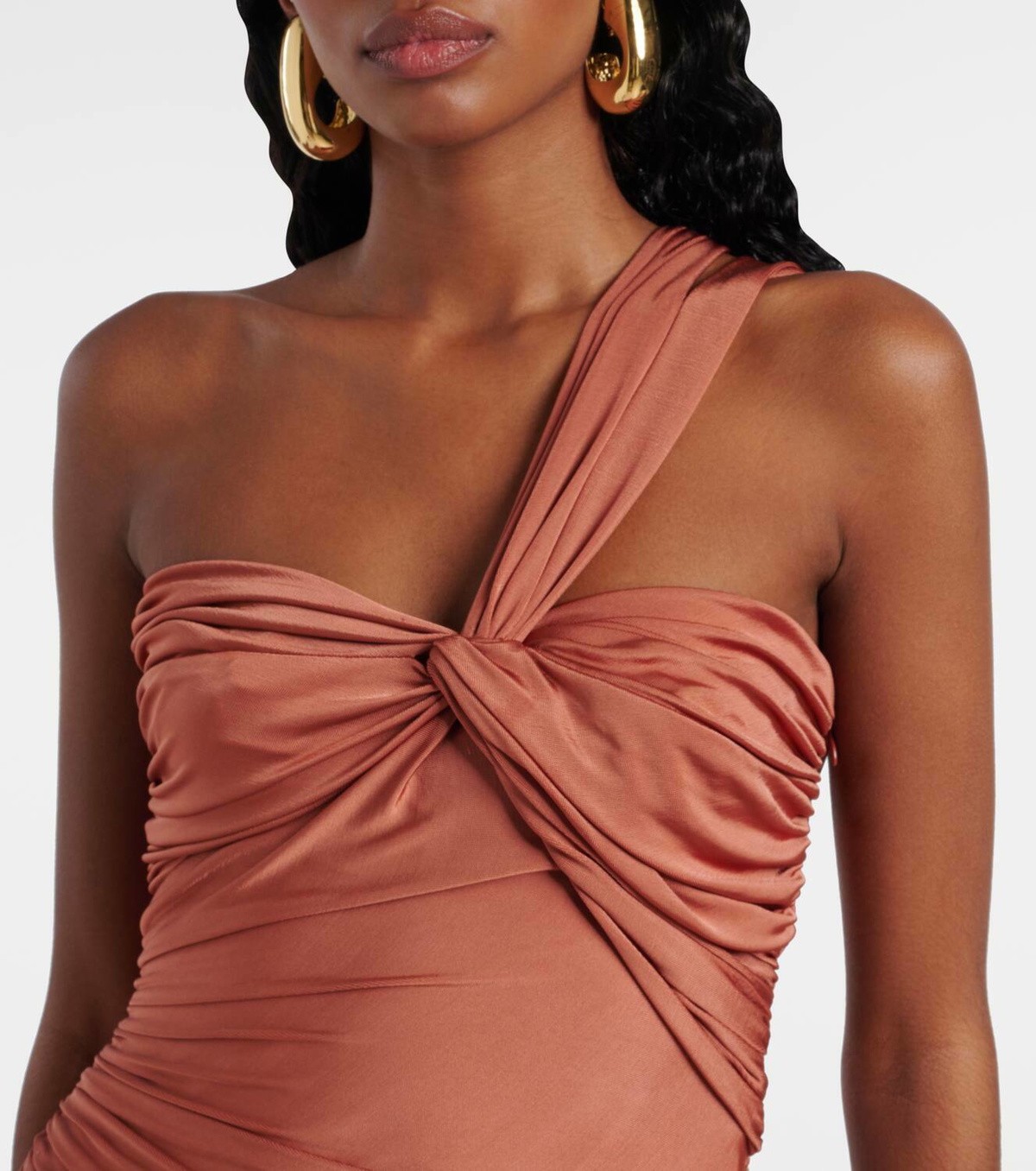 Tom Ford Gathered jersey cocktail dress