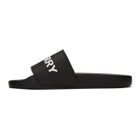 Burberry Black Burberry Kingdom Pool Slides