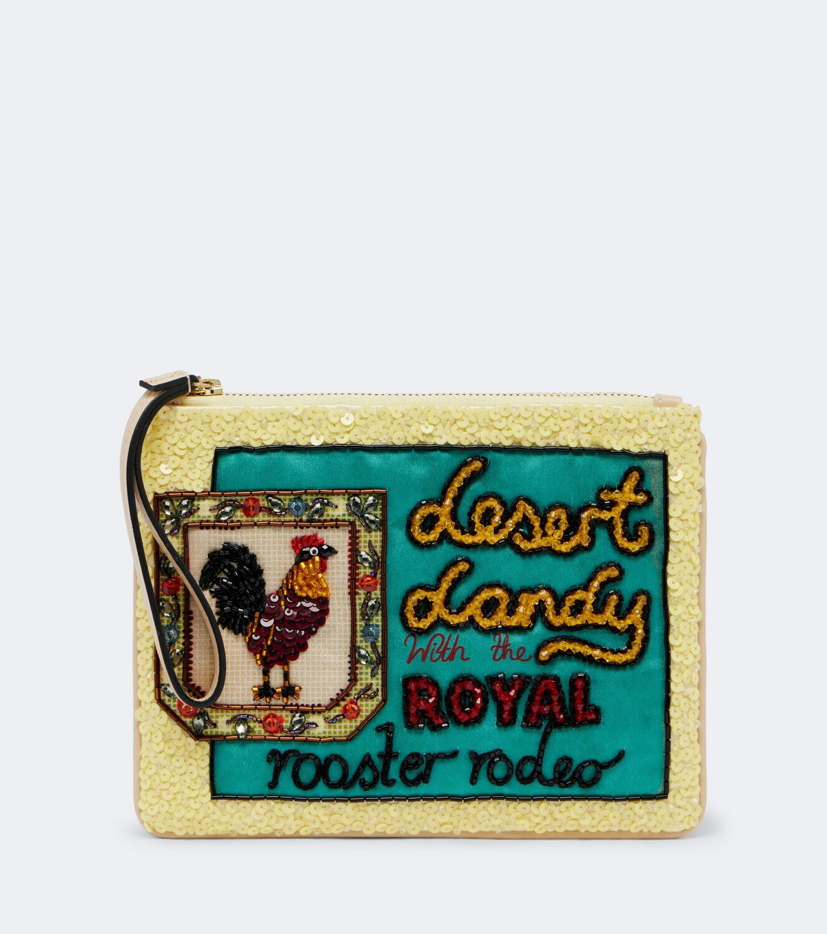Alémais Ace Rooster embellished pouch