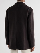 Thom Sweeney - Double-Breasted Wool Peacoat - Brown