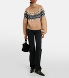Khaite Amaris Fair Isle cashmere-blend sweater