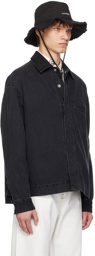 JACQUEMUS Black Les Classiques 'La chemise de-Nîmes' Denim Shirt
