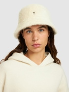 AMI PARIS Fluffy Wool & Acrylic Bucket Hat