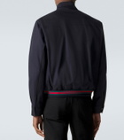 Gucci Web Stripe cotton twill jacket