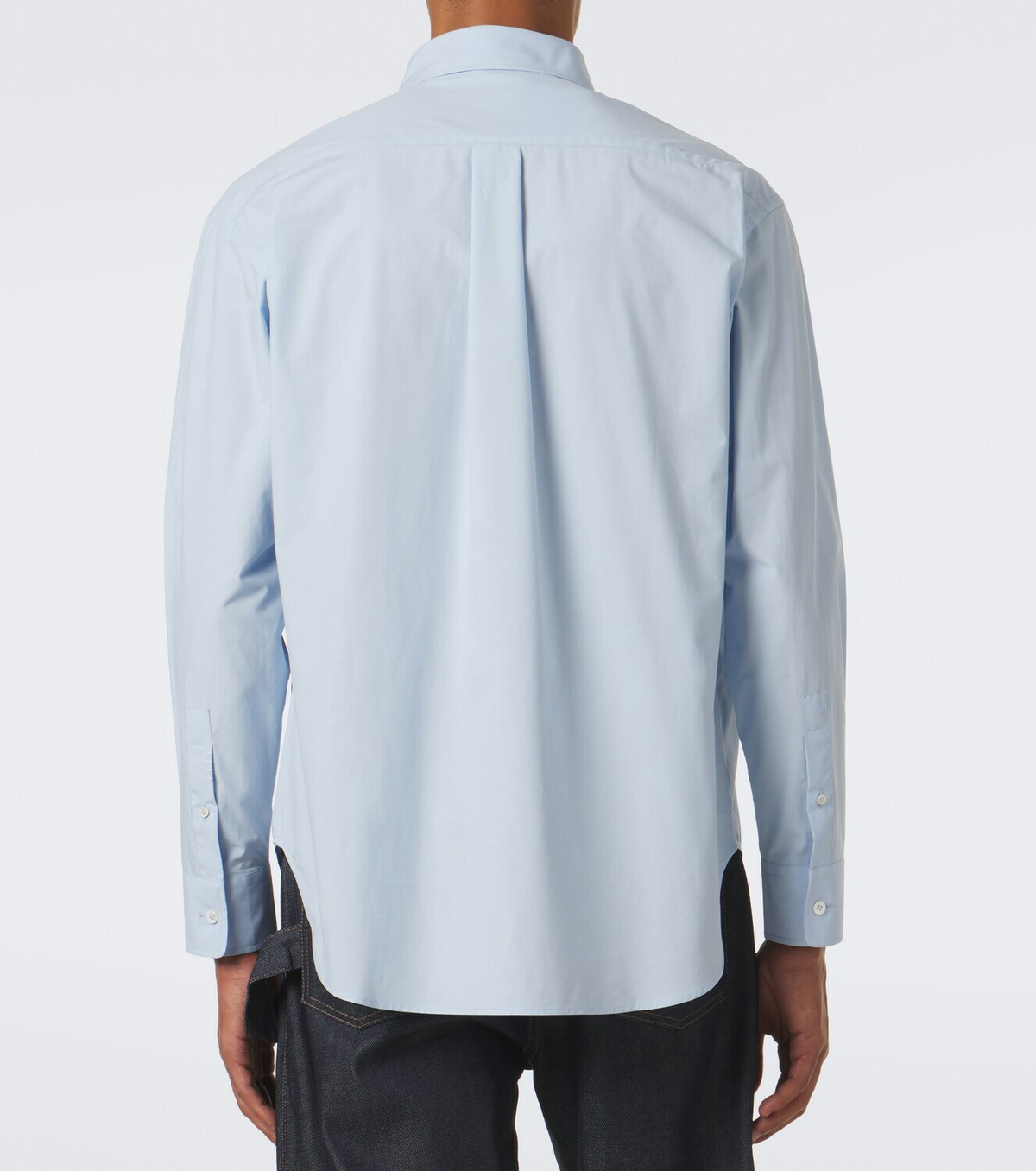 JW Anderson Appliqué cotton poplin shirt