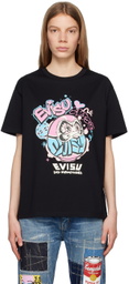 Evisu Black Taiko Daruma T-Shirt