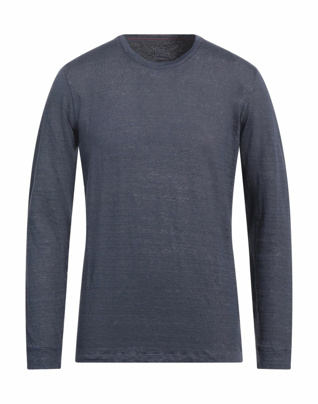 Photo: 120% Lino Mens T-shirt in Slate blue