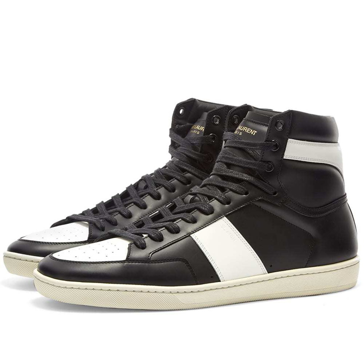 Photo: Saint Laurent SL-10H High Sneaker Black & White