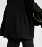 Balenciaga Deconstructed wool-blend jacket
