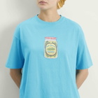 Damson Madder Women's Snack Plate Graphic T-Shirt in Blue