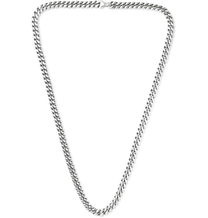 Photo: David Yurman - Sterling Silver Curb Chain Necklace - Silver