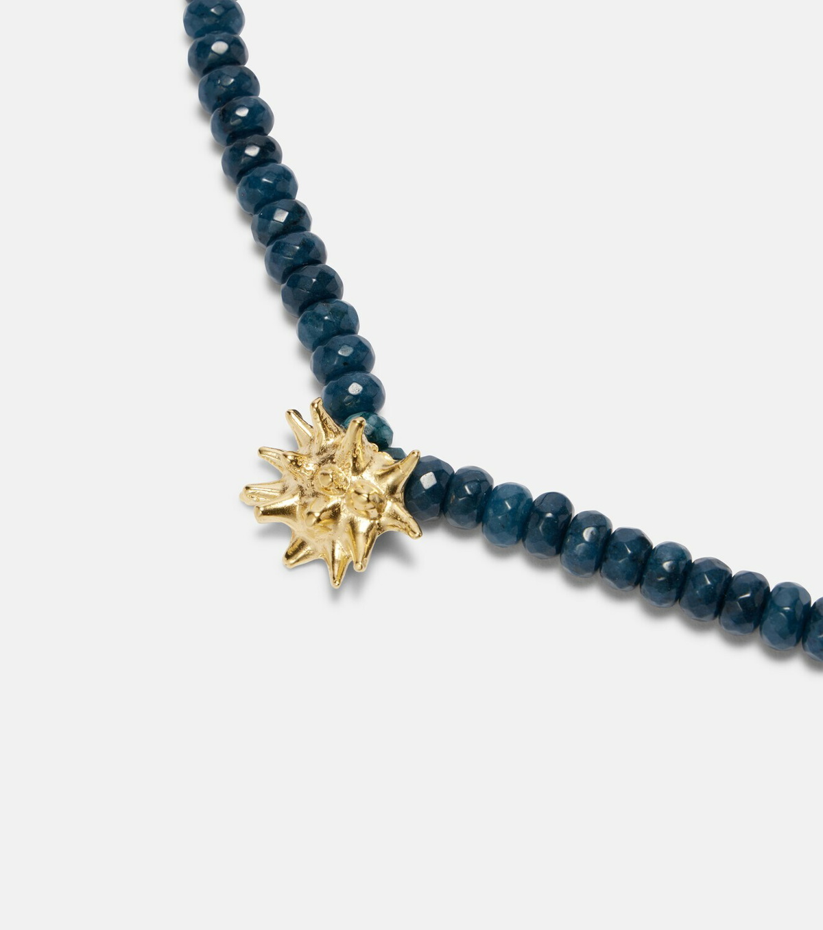 Ysso Sea Urchin necklace with jade