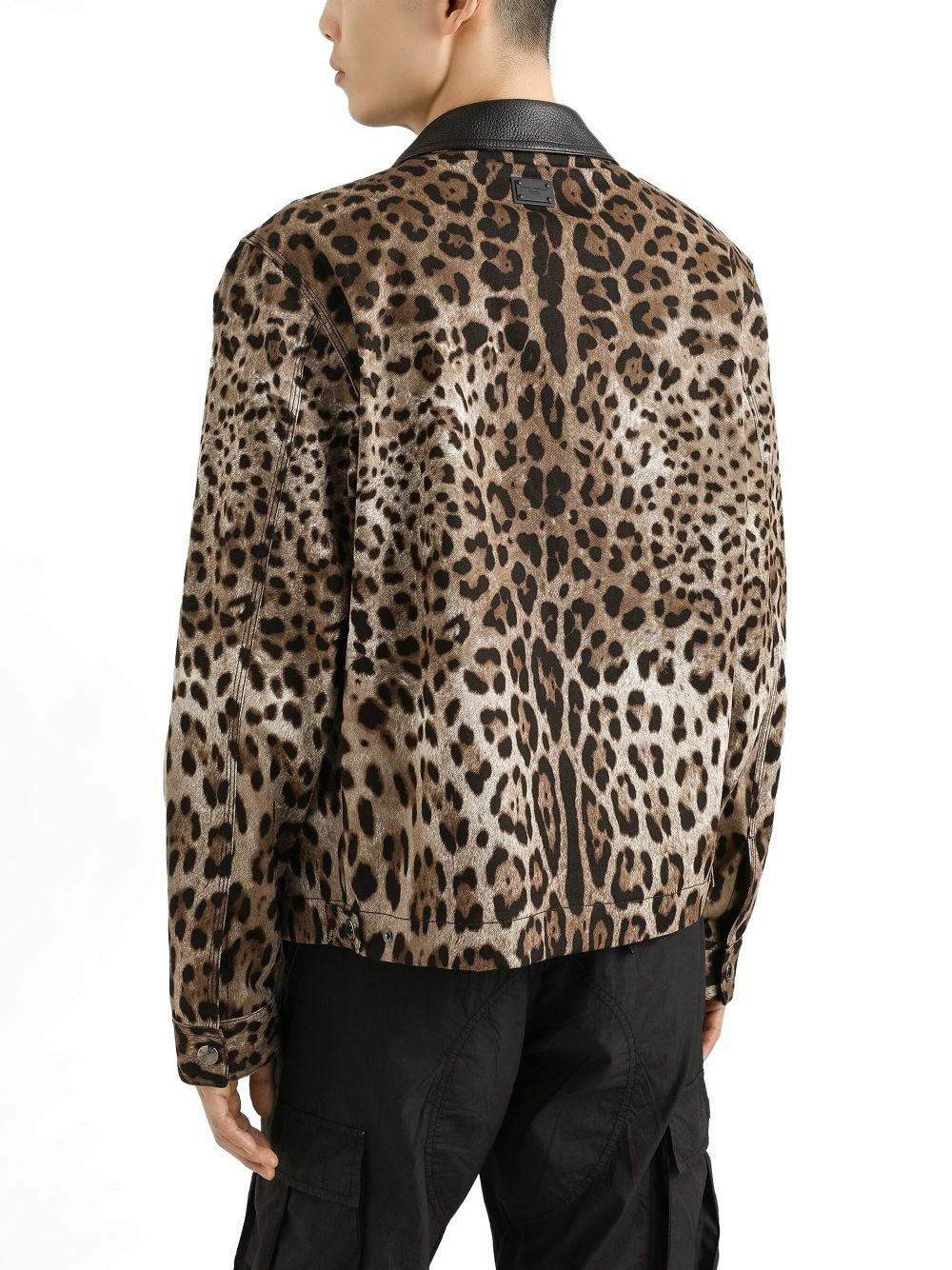 DOLCE&GABBANA テーラードジャケット レオパード 金ボタン Dolce & Gabbana Brown Leopard-Print Jacket Dolce & Gabbana