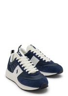 Polo Ralph Lauren Train 89 Panelled Mesh Sneakers Navy