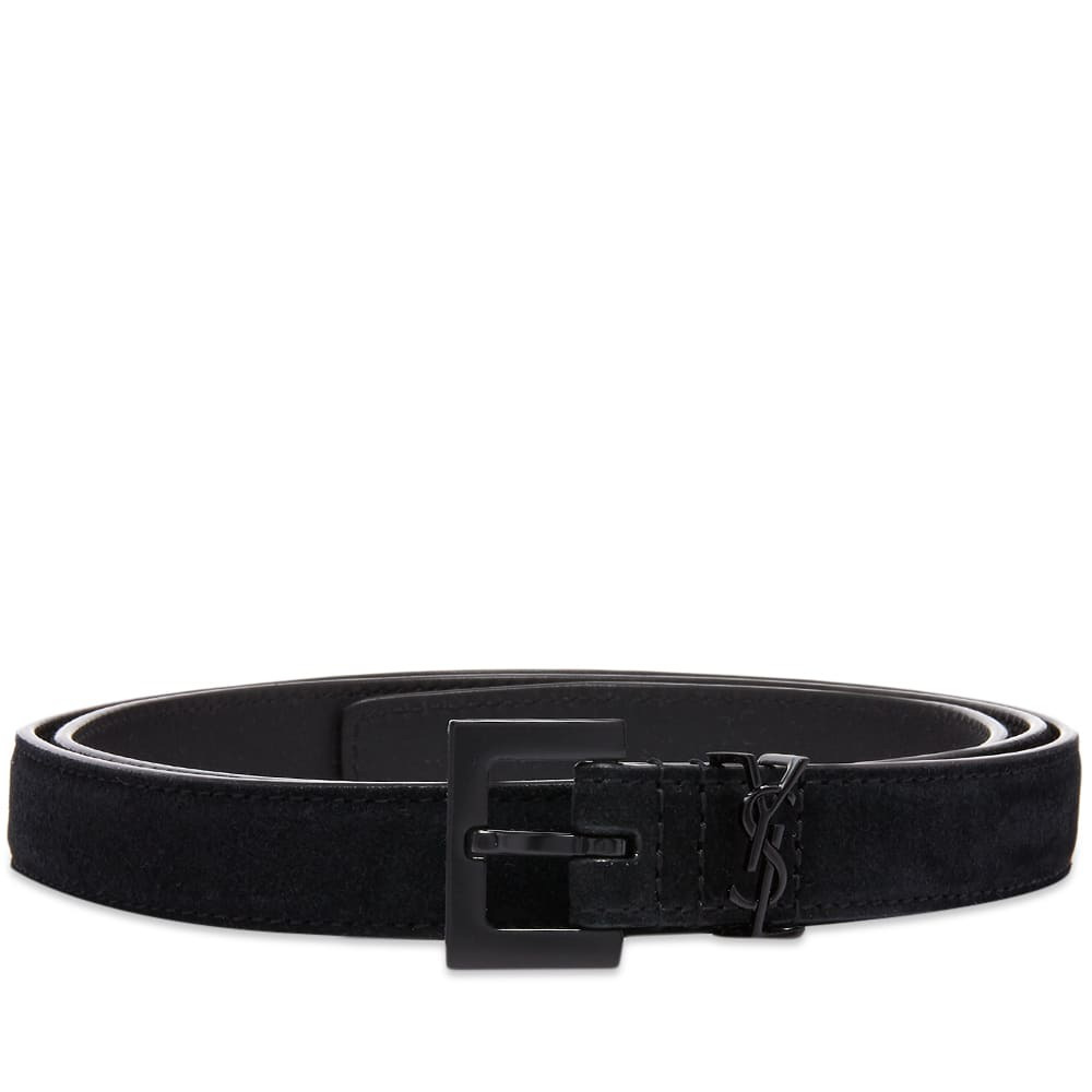 Saint Laurent Black belt with buckle Female