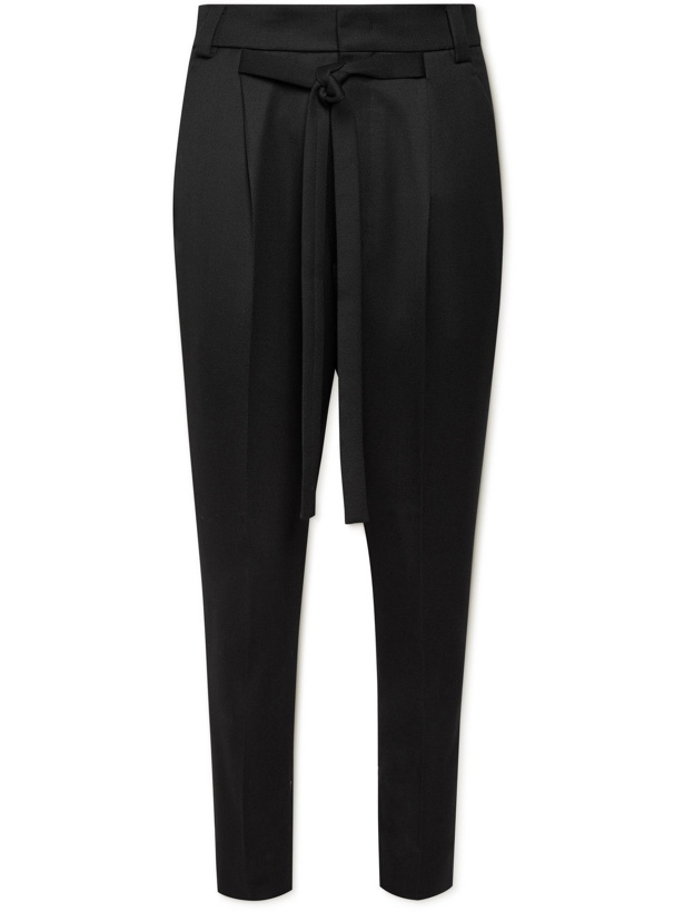 Photo: Fear of God - Calvary Pleated Wool-Twill Trousers - Black