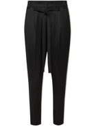 Fear of God - Calvary Pleated Wool-Twill Trousers - Black