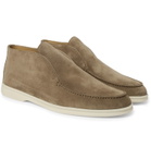 Loro Piana - Open Walk Suede Boots - Brown