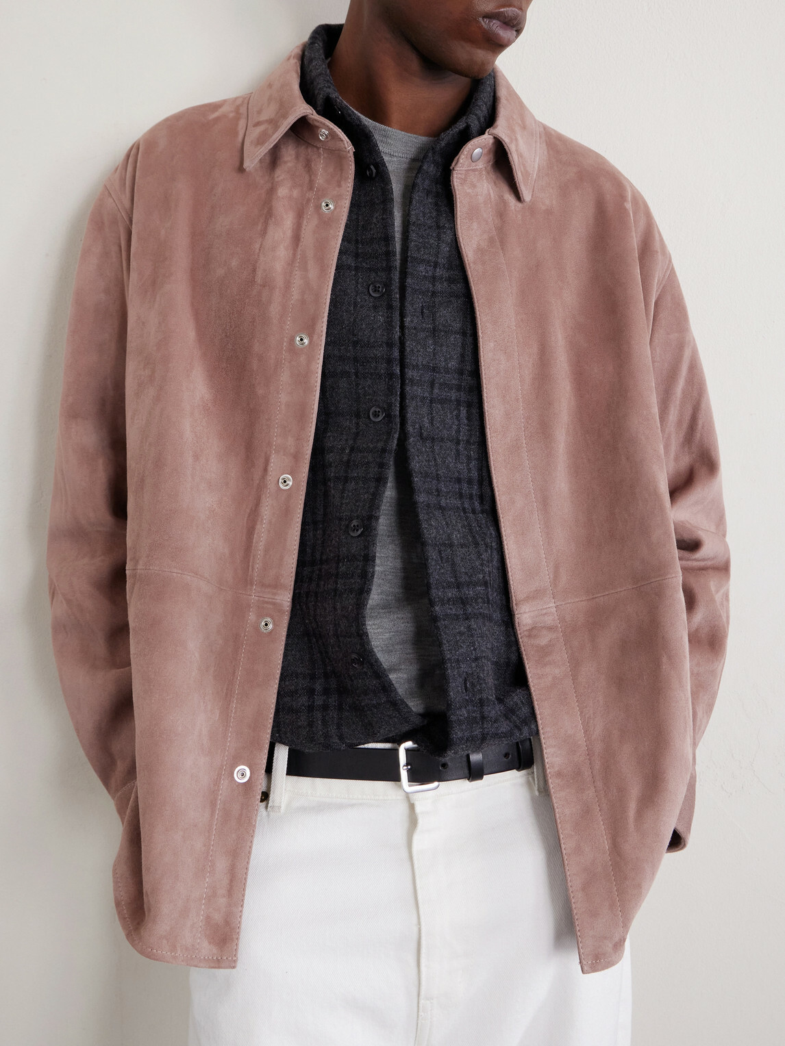 FRAME - Suede Shirt - Pink