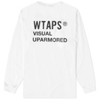 WTAPS Men's Long Sleeve Visual Uparmored T-Shirt in White