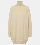 Max Mara Casha turtleneck cashmere minidress