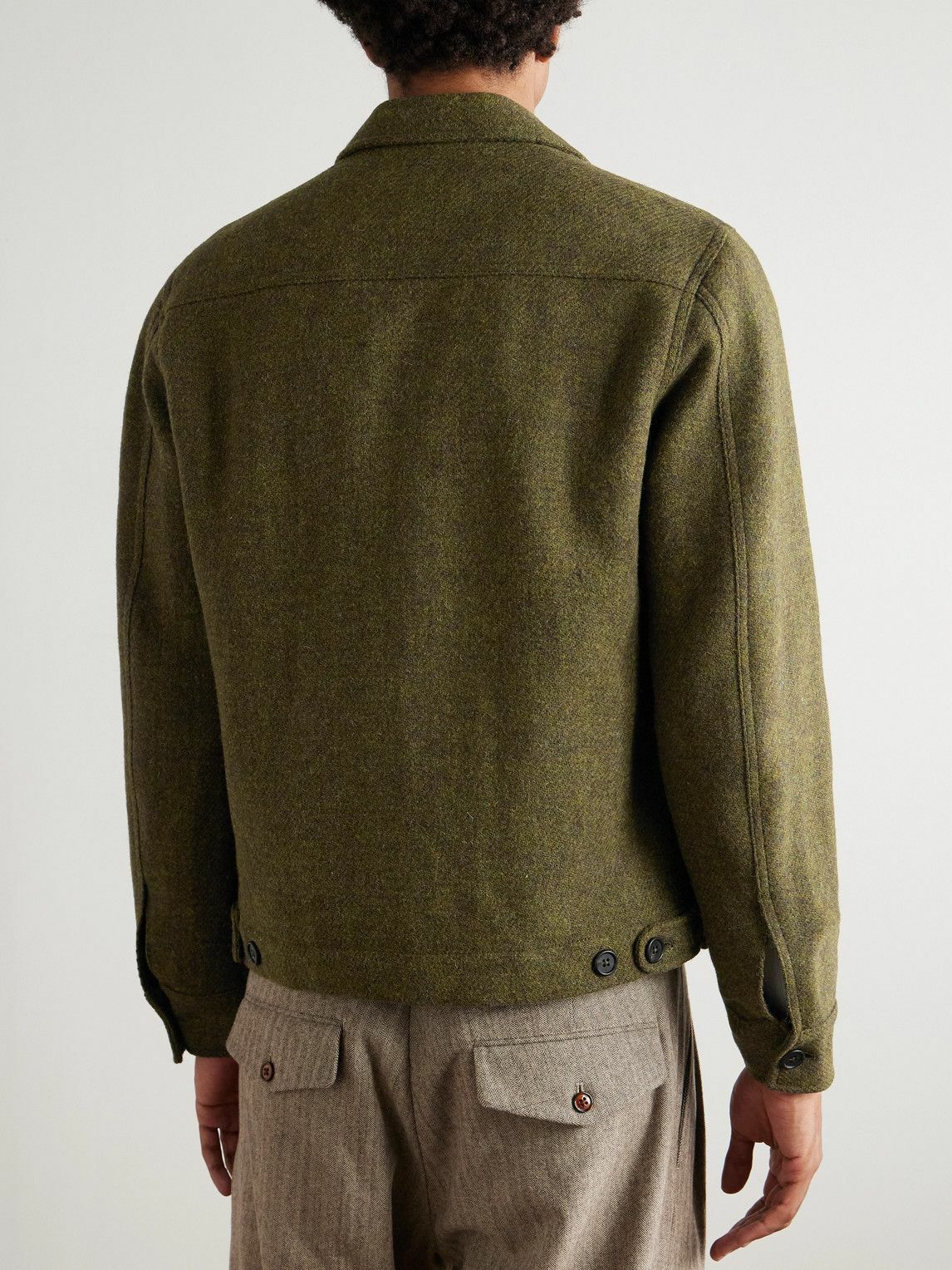 Sid Mashburn - Scrambler Harris Wool-Tweed Jacket - Green