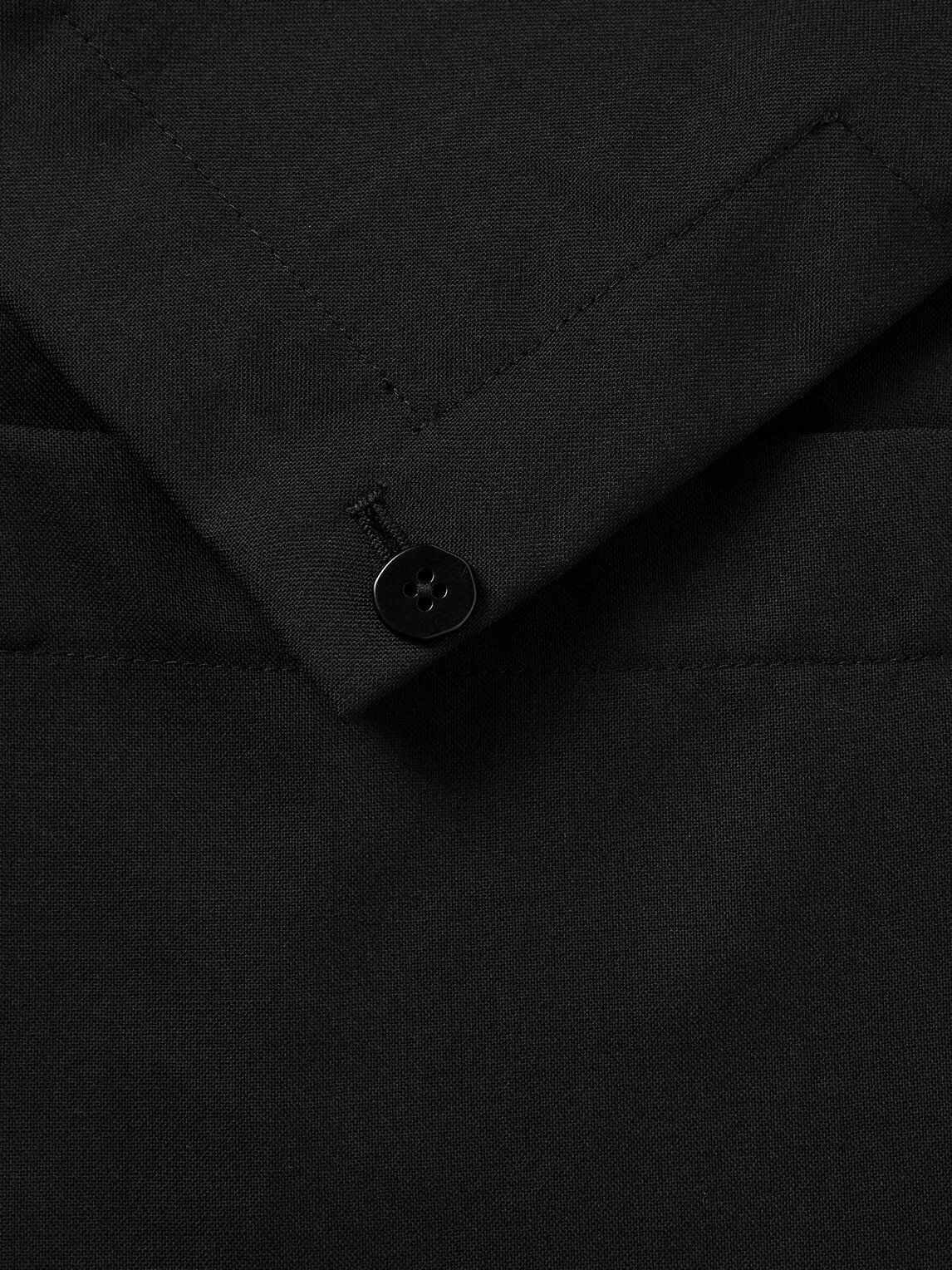 Stòffa - Unstructured Wool-Crepe Blazer - Black