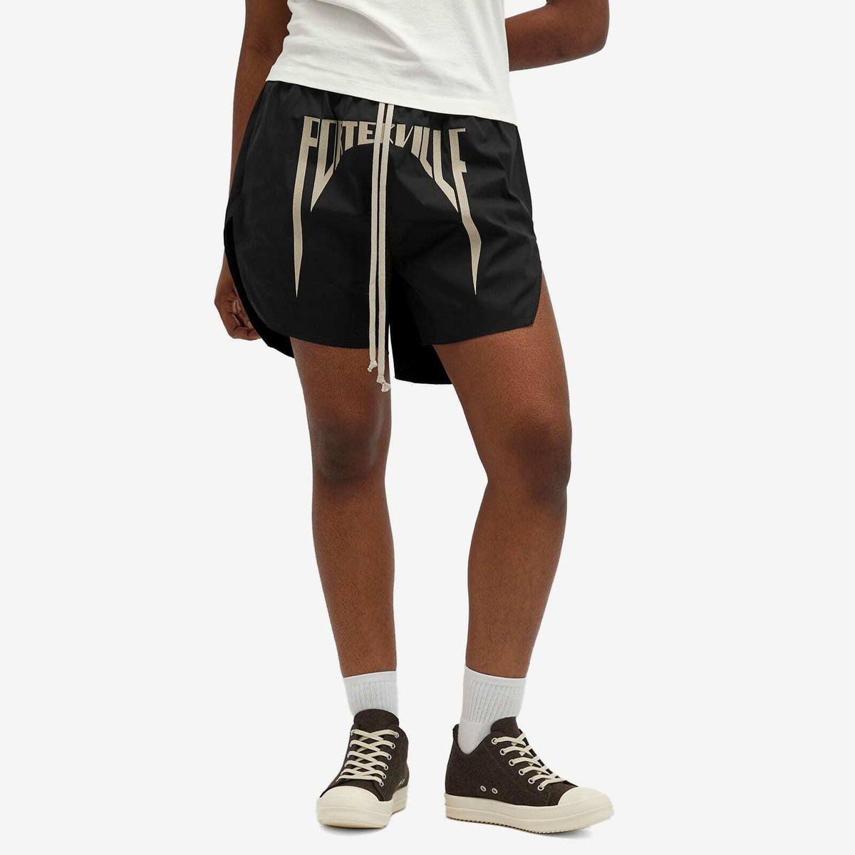 Rick Owens Women's Porterville Boxers in Black Rick Owens