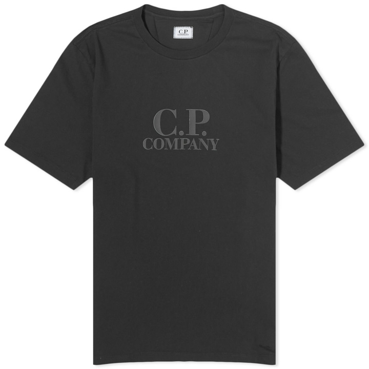 Photo: C.P. Company Men's Embossed Logo T-Shirt in Black