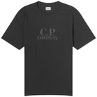 C.P. Company Men's Embossed Logo T-Shirt in Black