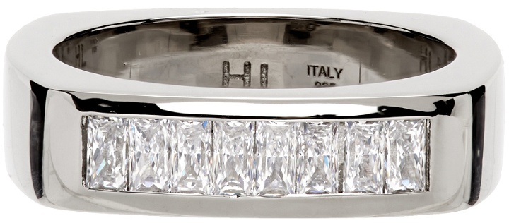 Photo: Hatton Labs Silver Stacked Baguette Ring