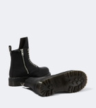 Rick Owens x Dr. Martens Quad leather platform ankle boots