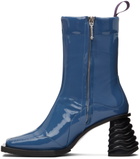 Eytys Blue Gaia Ankle Boots
