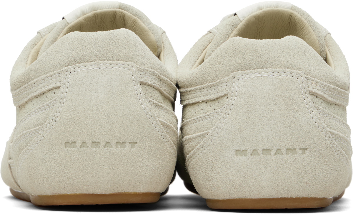 Isabel Marant Beige Senny Low Sneakers