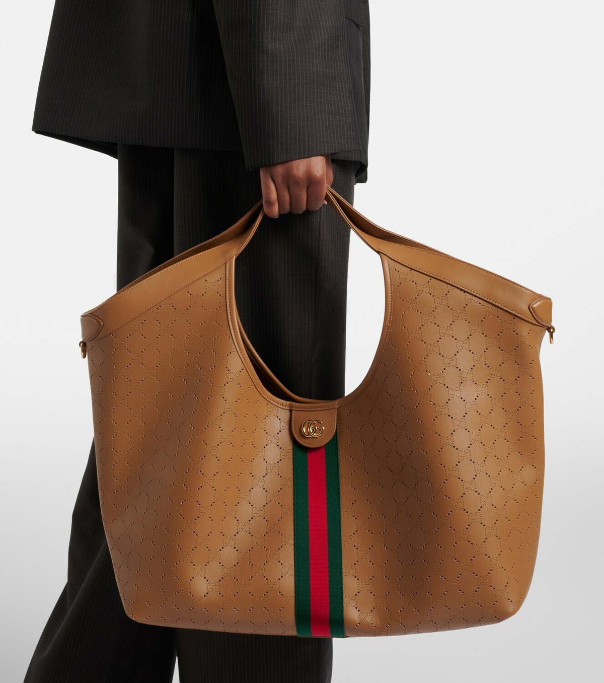 Gucci Gucci Giglio Large leather tote bag