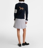 Thom Browne 4-Bar cotton miniskirt