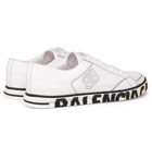 Balenciaga - Match Logo-Print Canvas Sneakers - Men - White