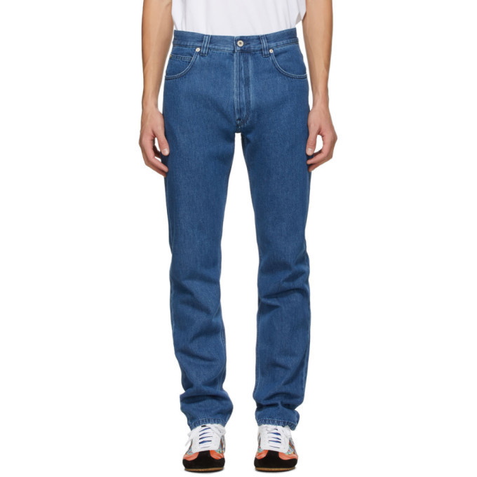 Photo: Loewe Blue Logo Pocket Jeans