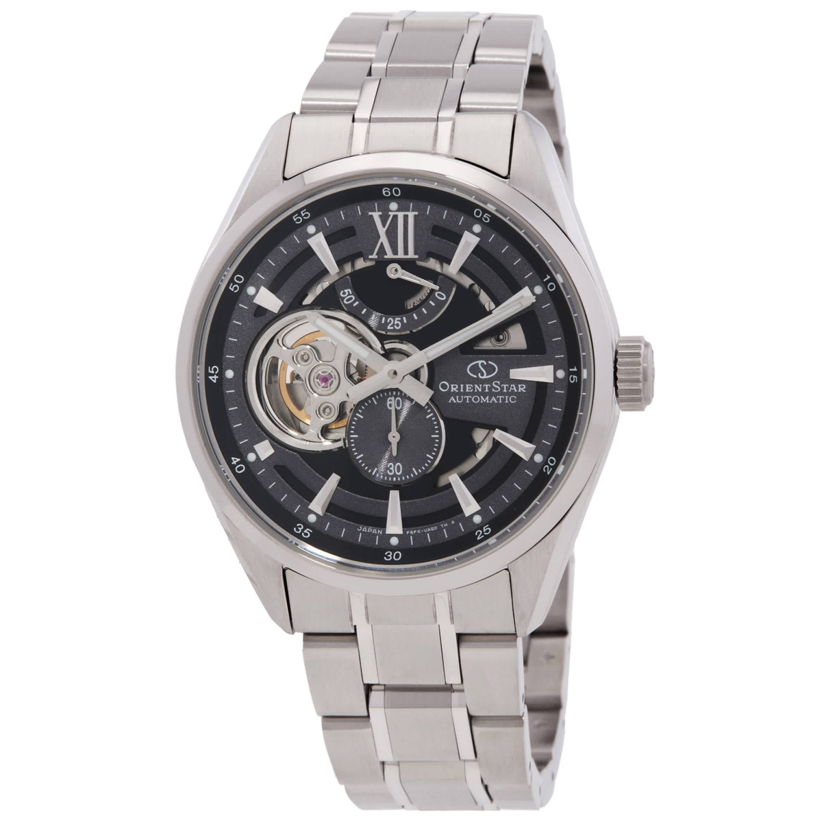 Orient Contemporary Modern Skeleton Automatic Blue Dial Mens Watch RE-AV0138V00B