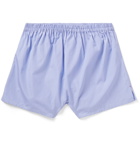 Isaia - Cotton Boxer Shorts - Blue