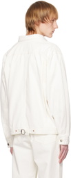 LE17SEPTEMBRE White Button-Up Denim Jacket